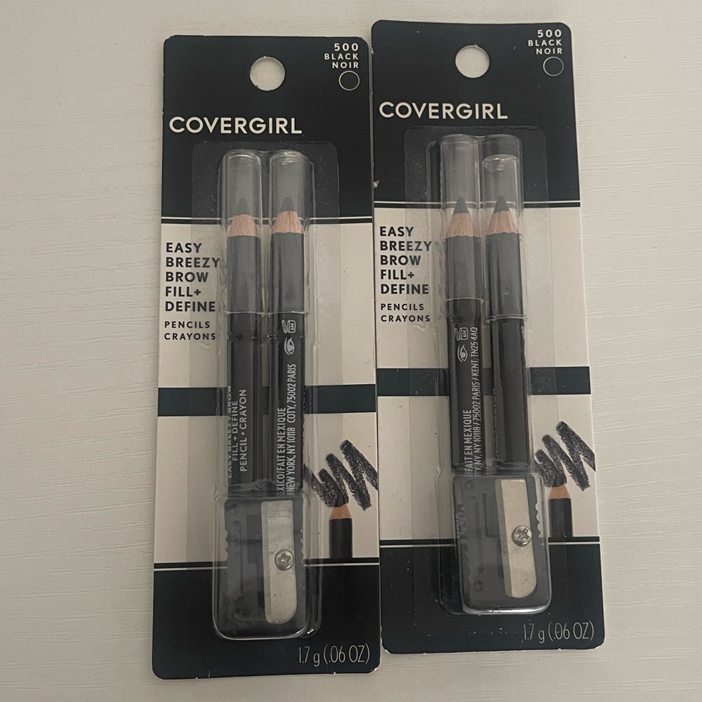 Covergirl Easy Breezy Brow Fill & Define Pencils black #500